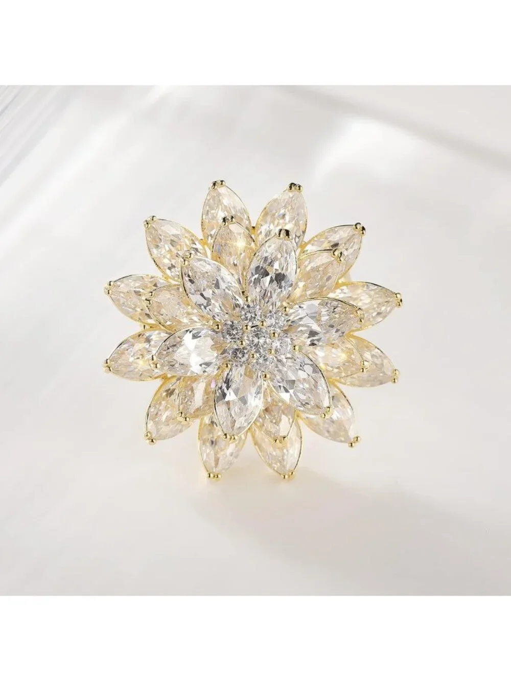 Elegant Flower Pearl Brooch for Women | Costume Jewelry Pin | Holiday Gift